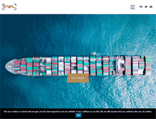 Tablet Screenshot of ewlogistics.be